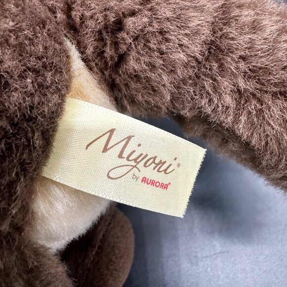 Brown Sea Otter Stuffed Animal Plush Miyoni by Aurora Lovey Toy 2023 Bean Bottom - Picture 7 of 10